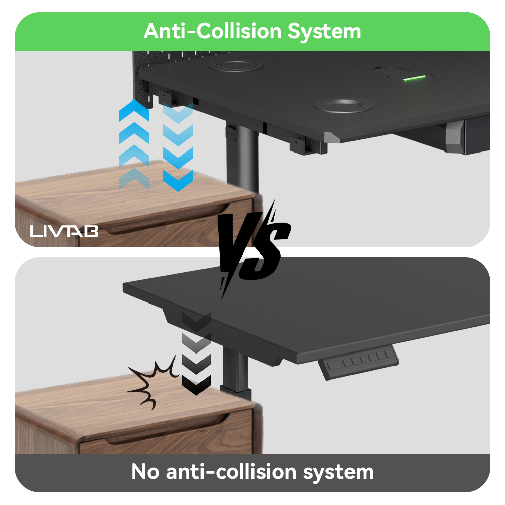 Livtab Cyberone Modular L-shaped Standing desk