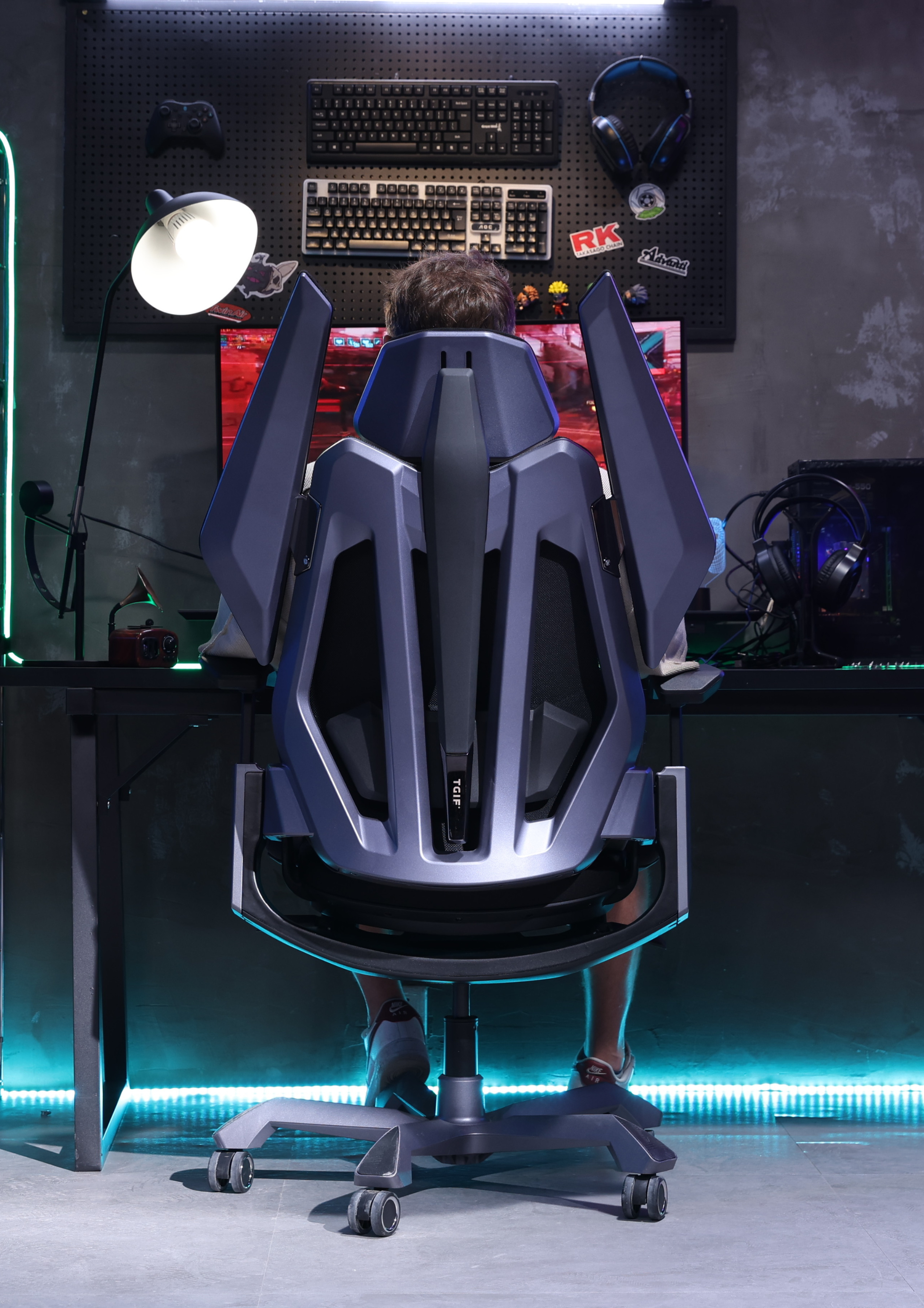 TGIF T0-MAX Ergonomic Gaming Chair Grey