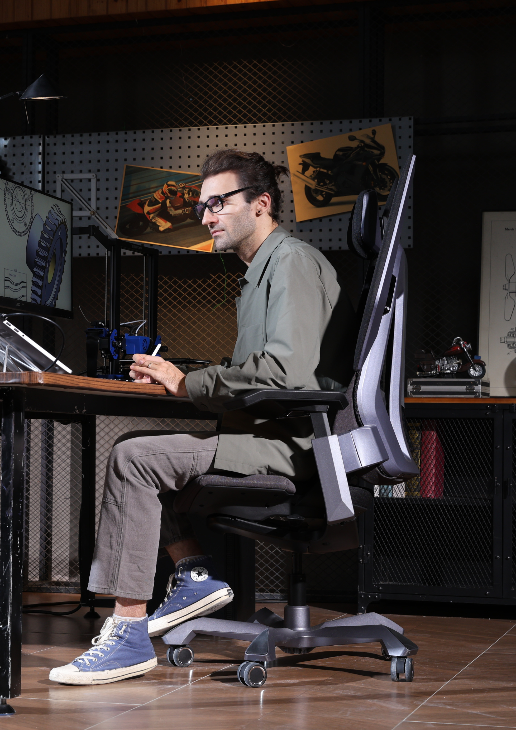 TGIF T0-MAX Ergonomic Gaming Chair Grey