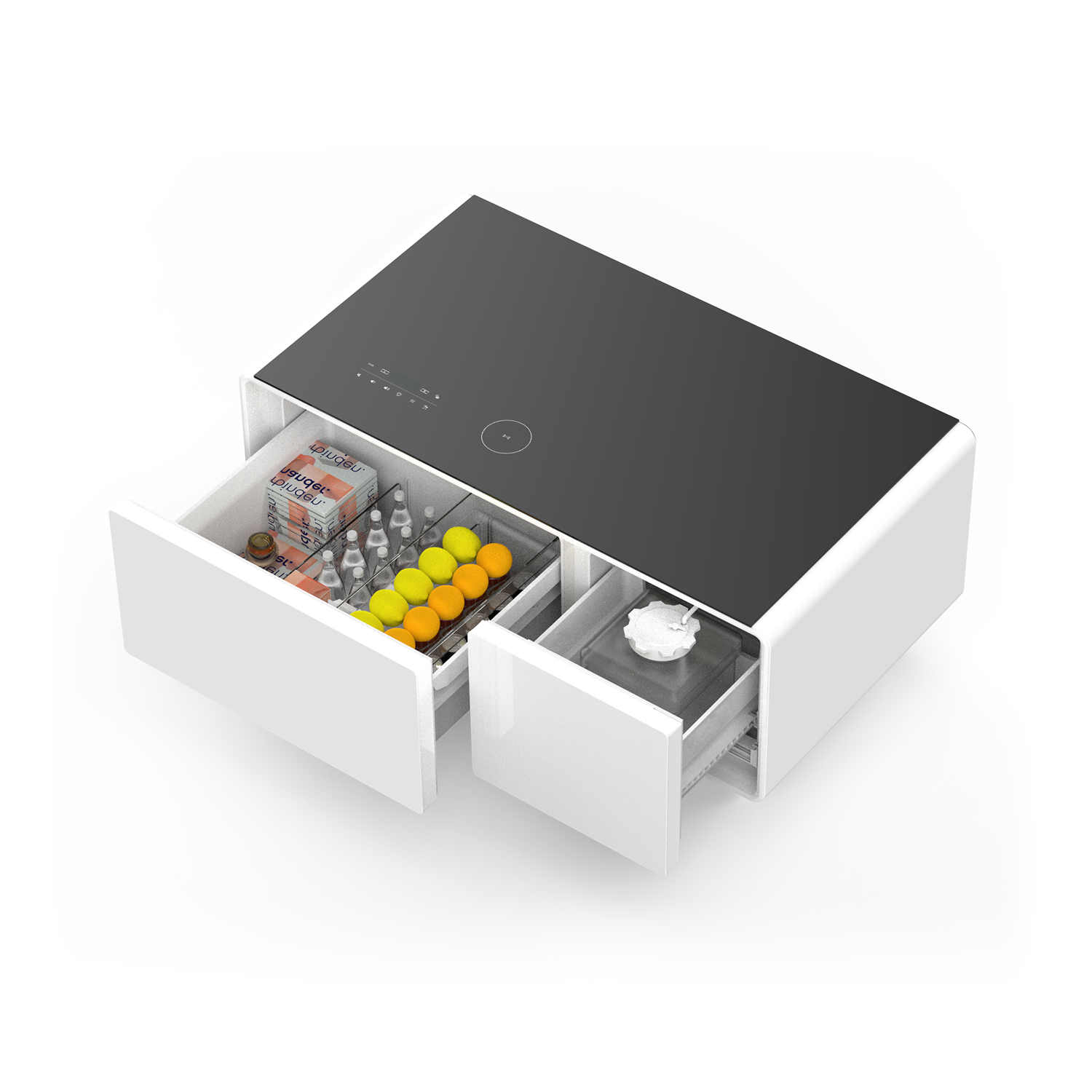 LIVTAB LT90 Pro Smart Coffee Table with Built-in Fridge and Speakers