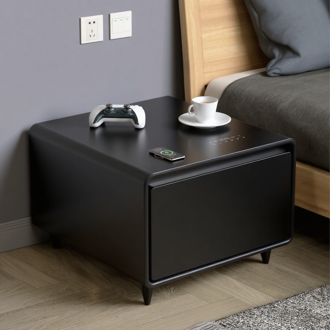 LIVTAB LT60 Smart Nightstand with Refrigerated Storage and Wireless Charging