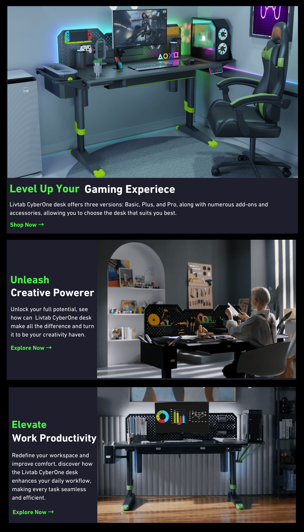 Upgrade Gaming Experience
Unleash Creative Powerer
Elevate Work Productivity